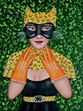 Painting--Acrylic-PortraitMasked Diva - Oriella