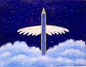 Painting--Acrylic-SymbolismWinged Cross
