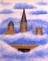 Painting--Acrylic-SurrealismCastle in the Sky