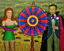 Painting--Acrylic-FigurativeWheel of Bad Fortune