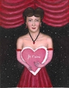 Painting--Acrylic-FigurativeMademoiselle Valentine