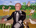 Painting--Acrylic-AnimalsDoctor Dolittle and His Pets