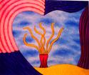 Painting--Acrylic-SymbolismAnemone Exaltation