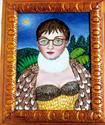 Painting--Acrylic-PortraitSpectacled Owl Girl