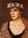 Painting--Acrylic-PortraitEnya (Sepia)