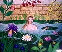 Painting--FigurativeBathing in the Lily Pond