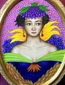 Painting-Akiko - Flower Girl