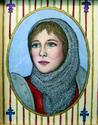 Painting--Acrylic-PortraitLeelee Sobieski from <u> Joan of Arc</u>