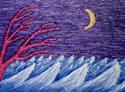 Painting--Oil-SymbolismWaves to the Moon