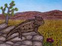 Painting--Acrylic-AnimalsHorned Lizard