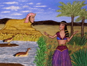Painting--Acrylic-FigurativeHomage to the Sphinx