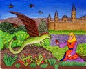 Painting--Acrylic-FantasyFriendly Dragon