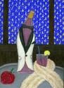 Painting--Acrylic-SurrealismWine Tray Still Life