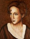 Painting--Acrylic-PortraitJessie Matthews - Sepia Portrait