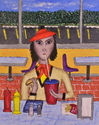 Painting--Acrylic-FantasyKwinzee at the Soda Fountain