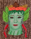 Painting--Acrylic-FantasyTree Girl Mask