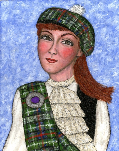 Painting-Portrait-Sonsie Lassie Portrait