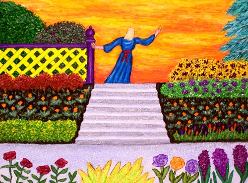 Painting-Landscape-Beyond the Garden