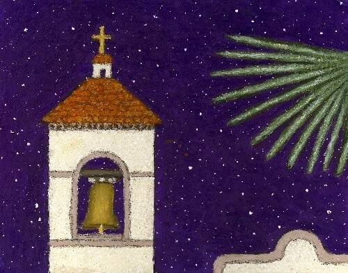 Painting-Southwestern-Spanish Mission