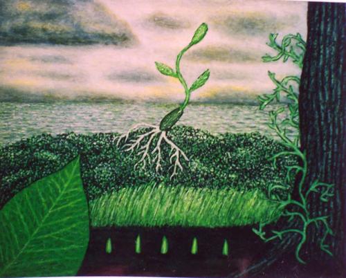 Painting-Symbolism-Germination