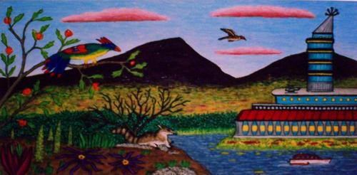 Painting-Fantasy-Alien Landscape