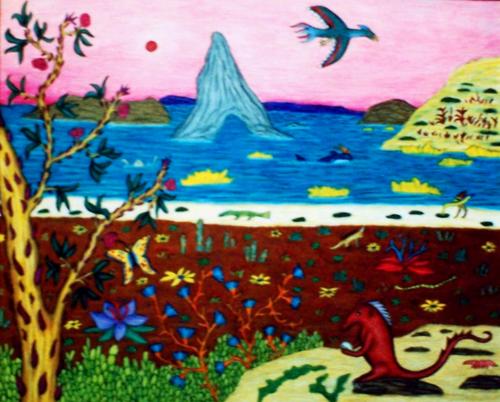 Painting-Fantasy-Sunset on Thurimia