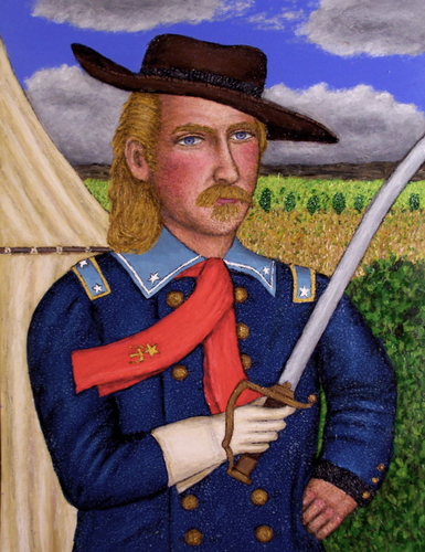 Painting-Portrait-Portrait of Gen. George Armstrong Custer