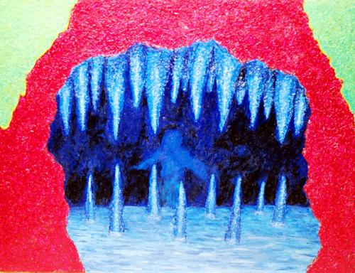 Painting-Abstract-Entrance to a Grotto