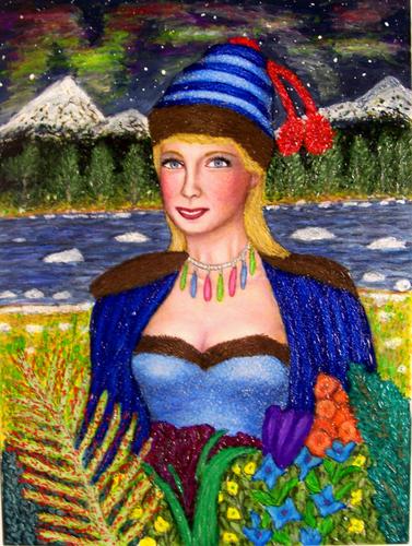 Painting-Portrait-Miss Northern Lights
