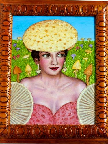 Painting-Animals-The Mushroom Girl