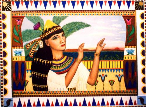 Painting-Portrait-Egyptian Princess