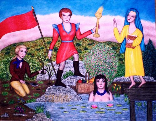 Painting-Symbolism-The Four Elements