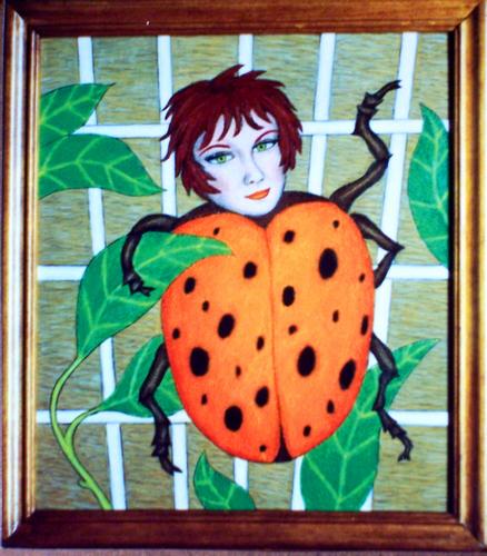 Painting-Fantasy-Lady Bug