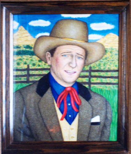 Painting-Portrait-John Wayne