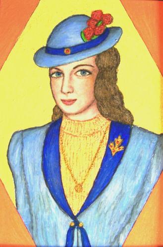 Painting-Portrait-Meredith - Fashion Plate