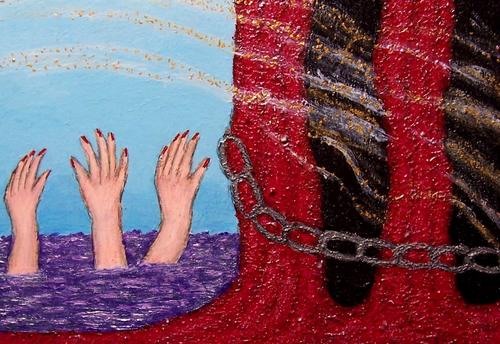 Painting-The Spirit Cannot Be Chained
