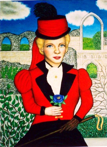 Painting-Portrait-Elizabeth Shepherd from Tomb of Ligeia
