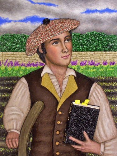 Painting-Portrait-Portrait of Robert Burns