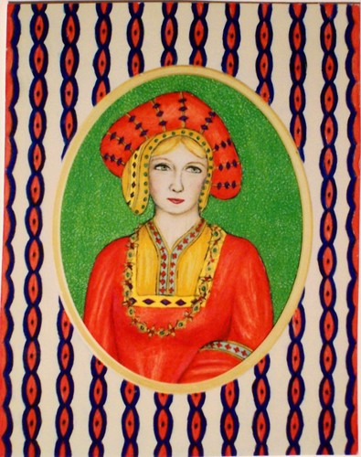 Painting-Portrait-Flemish Lady of 1460