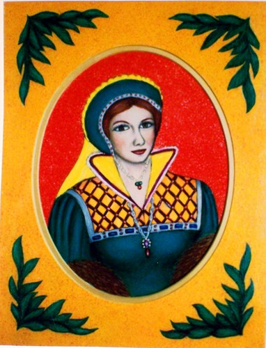 Painting-Portrait-English Lady of 1550