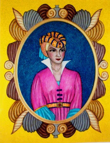 Painting-Portrait-Venetian Lady of 1420