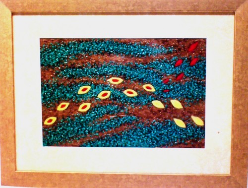 Painting-Abstract-Departing From Footsteps of the Master