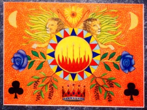 Painting-Symbolism-Mandala of Fire