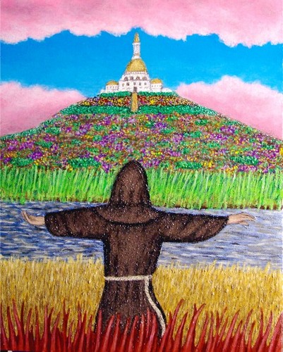 Painting-Figurative-Citadel on the Hill