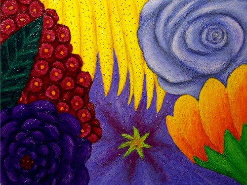 Painting-Floral-Floral Montage