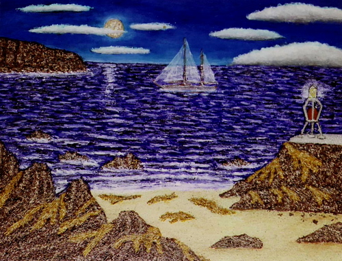 Painting-Fantasy-Ghost Ship