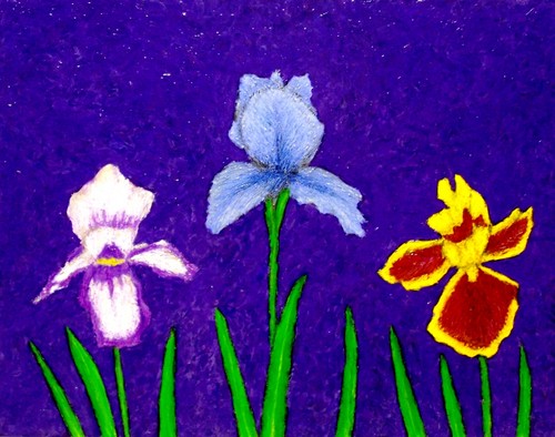 Painting-Floral-Irises