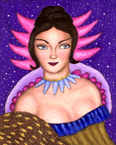 Painting-Fantasy-Elodia - Fantasy Girl