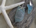 Green Sea Glass, Set Of Two SOLD
