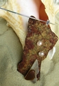 Jewelry-Brown Stone with Sea Glass and Pink Freshwater Pearls